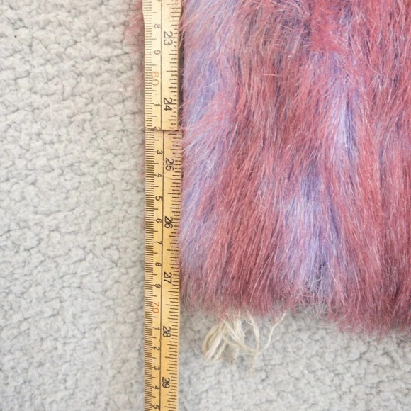 Levis Jeans Womens 30 x 30 Festival Hippie Fuzzy Lace Up Light Wash Upcycled - Picture 6 of 9